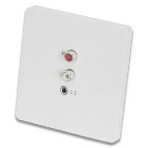 白色音频接线面板