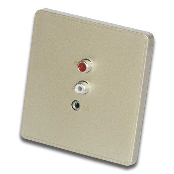 金色86型音频接线面板