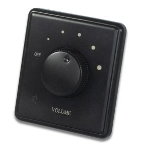 黑色音量控制面板